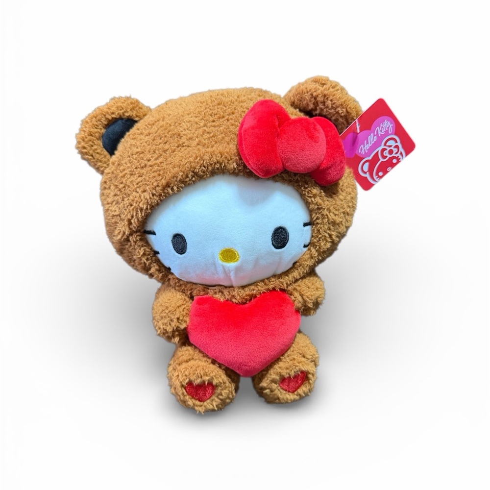Hello Kitty Bear Costume Plush with Red Heart